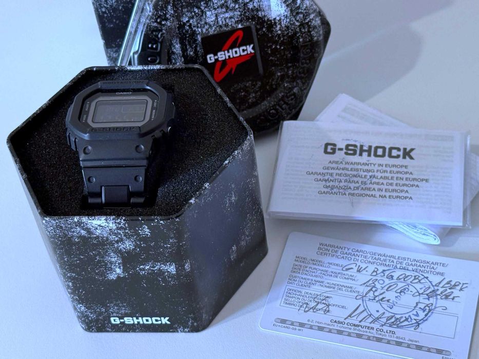 Бартер! 22м.Гаранция! CASIO G-SHOCK 5600 / Origin Solar / Bluetooth