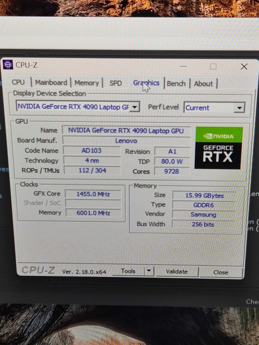 Lenovo Legion 7 Pro 16IRX9H - i9, RTX 4090, 32 GB DDR5 в Гаранция!