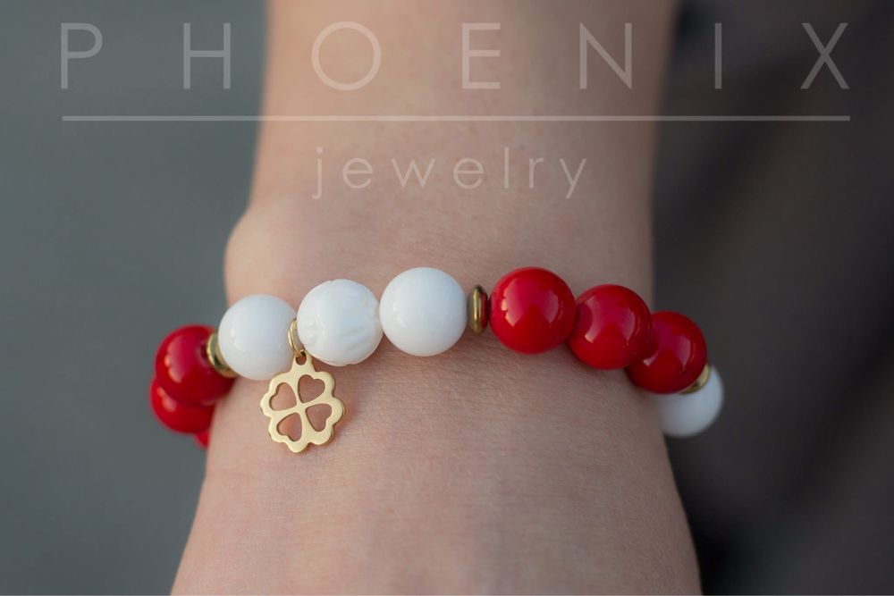 Ръчно изработени гривни мартеници с естествени камъни - мартенички