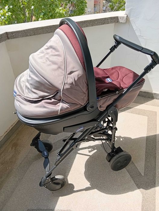 Количка за бебе Chicco Trio Living Smart Autofix, Brownie