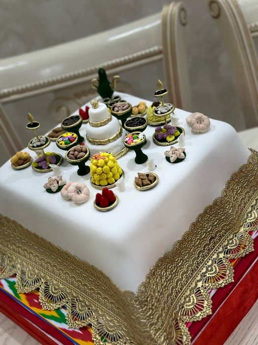 чак-чак , богирсок , торт, пирожный