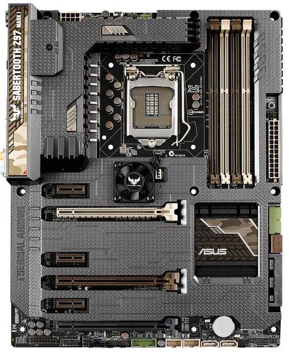 Дъно Дънна платка ASUS SABERTOOTH Z97 Mark 1 1150 DDR3 Overclock