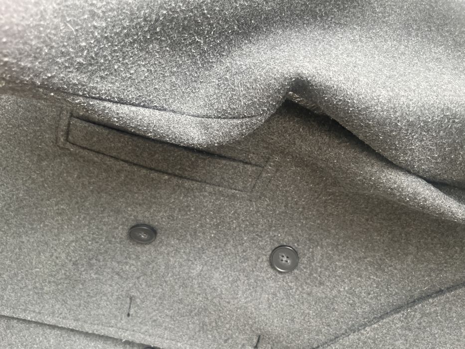 Пальто темно серый