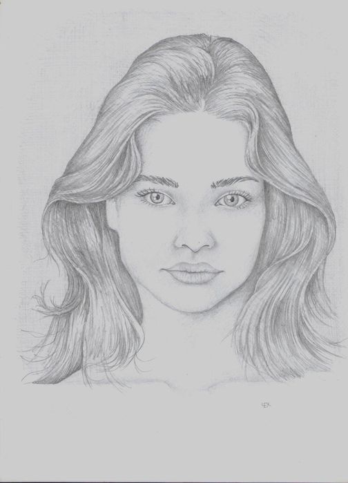 Портрет с фото, графика