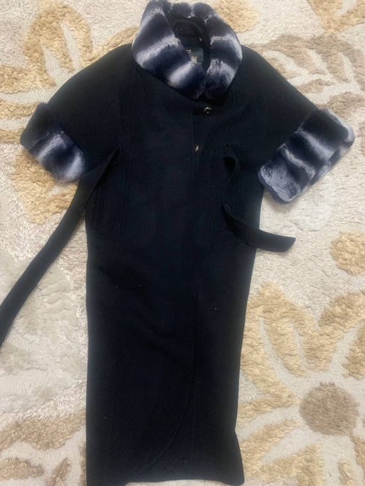 Пальто (Черное, Кейп)