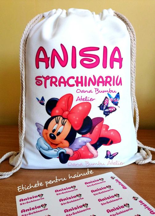 Etichete hainute gradinita si saculeti personalizati cresa