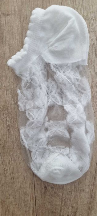 4 бр. нежни прозрачни чорапки с цветя, one size