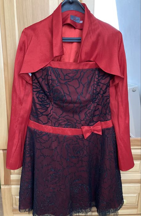 Бална рокля - бордо