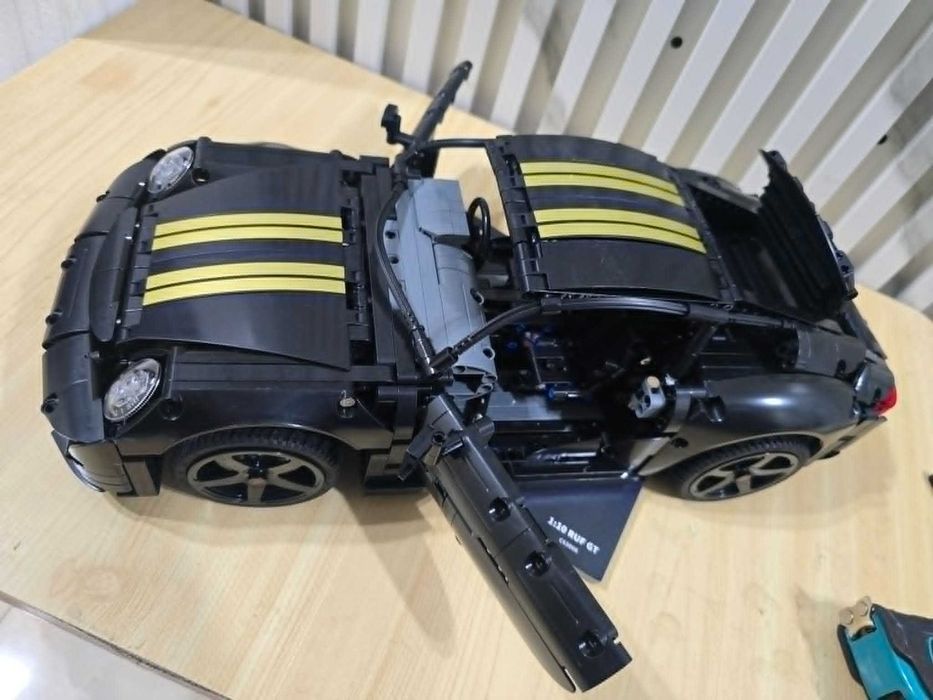 Голяма количка Porsche тип лего
