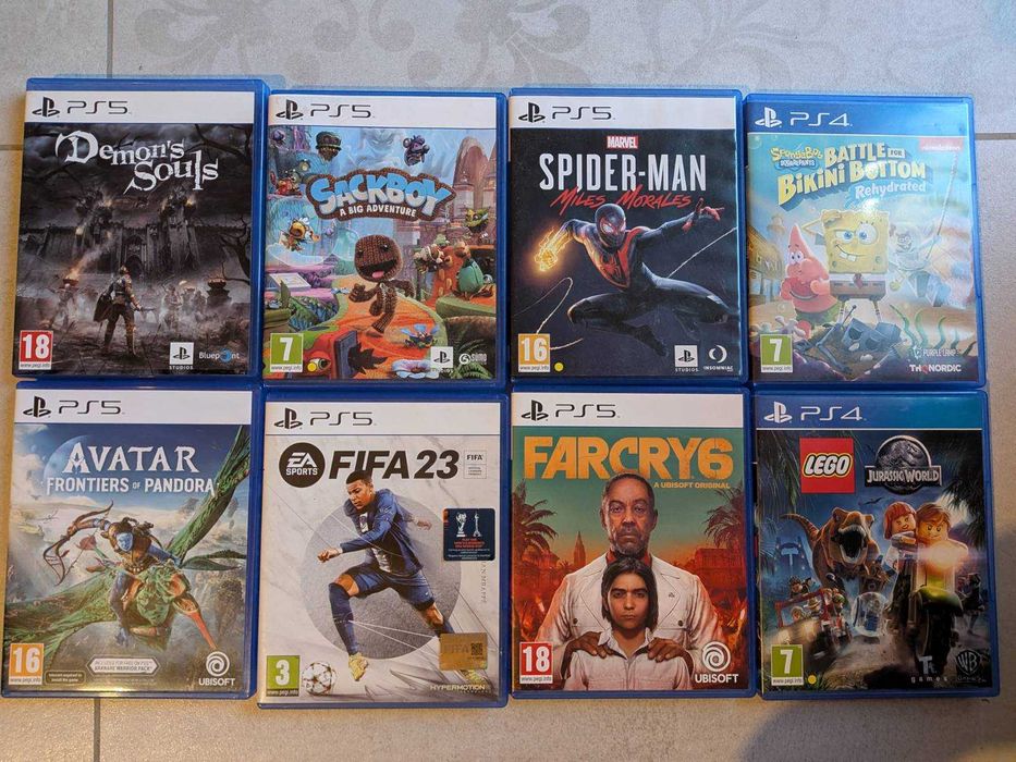 Ps5 standard+8игри+2 контролера