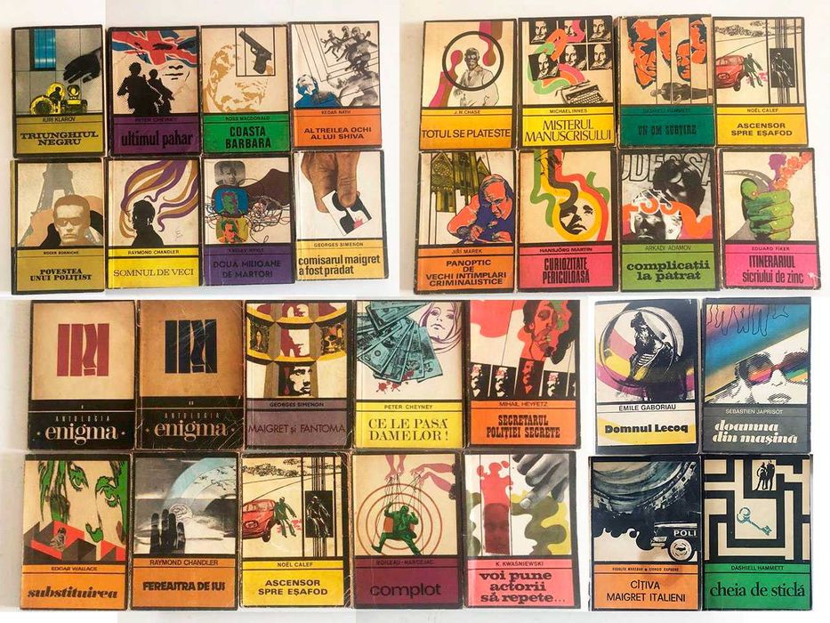 30 de carti din Colectia Enigma - editura ptr. Literatura Universala