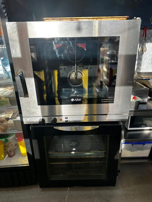 конвекционная печь абат с расстоечным шкафом