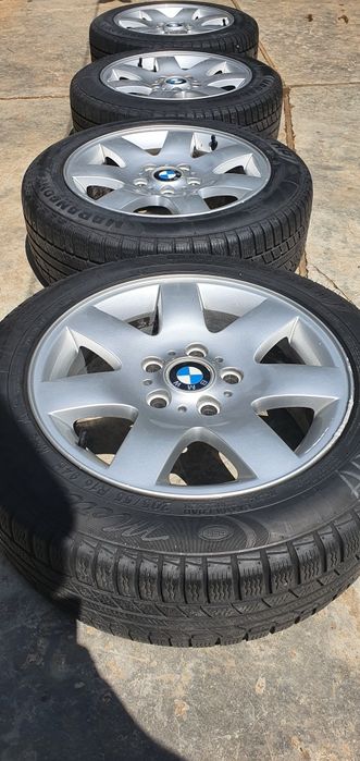 4 jante originale BMW style 45 + cauciucuri de iarnă