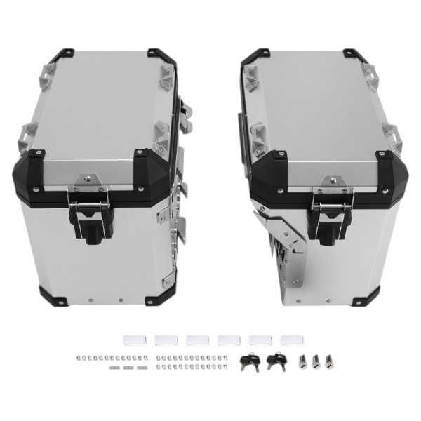 SET Cutii Genti Laterale Sidecase Aluminiu 48L pentru BMW GS R1200 R1250 F850 F900 A273