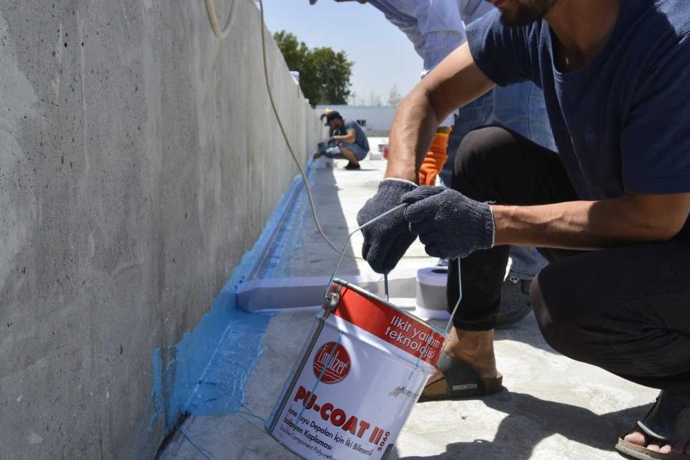 Pu-Coat II - полиуретановая гидроизоляция бассейнов резевуаров