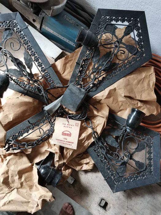 Лампион от ковано желязо