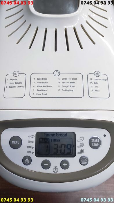 masina de paine Moulinex B11 OW610131 cuva si cuva baghete fara palete functionala