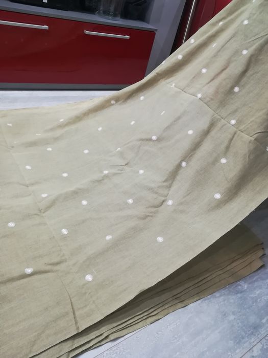 Бродиран плат - лен (22м /1,23см)