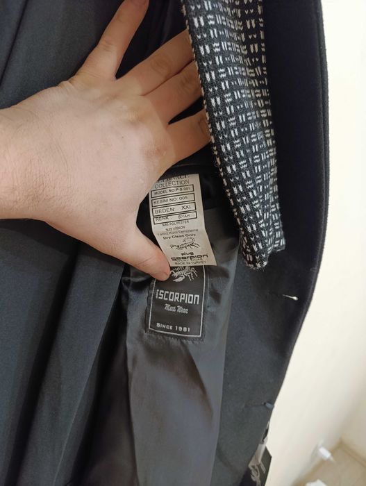 Мъжко палто италиански крой Scorpion plus