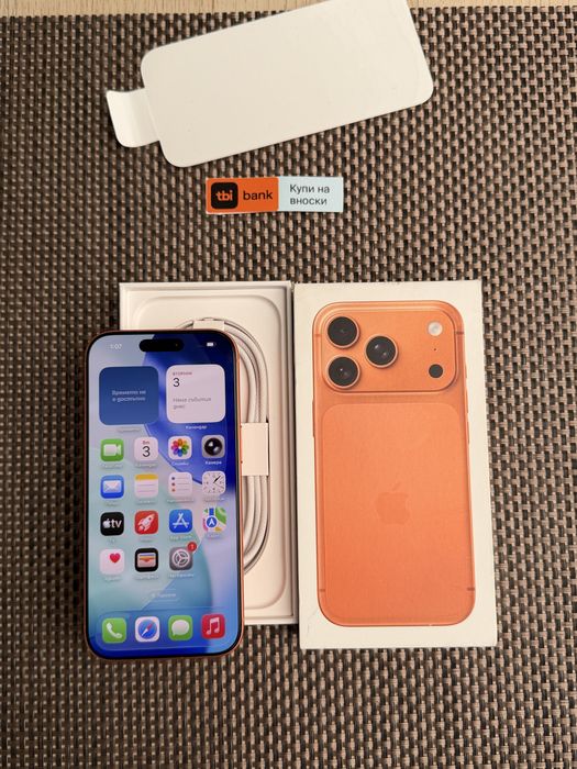 НОВ! 256Gb *ЛИЗИНГ* iPhone 17 Pro Cosmic Orange / ГАРАНЦИЯ Айфон