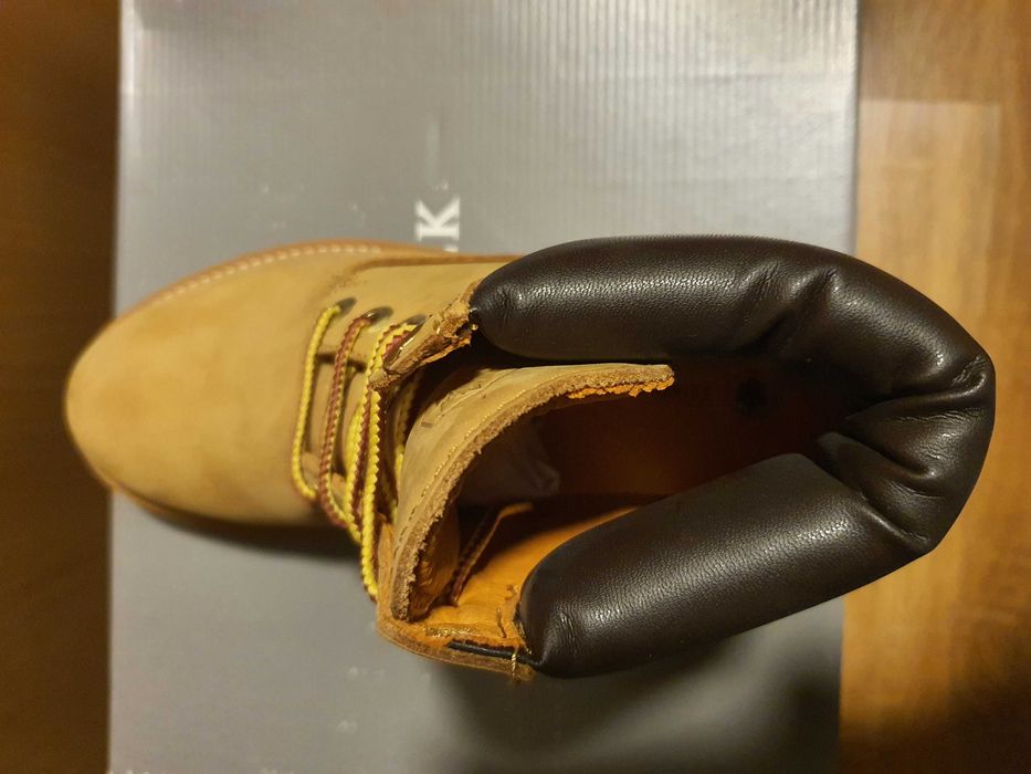 Ghete Lumberjack piele intoarsa naturala NOI