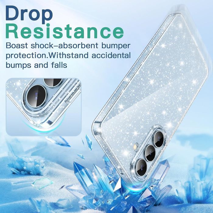 Блестящ кейс glitter case за samsung galaxy s26