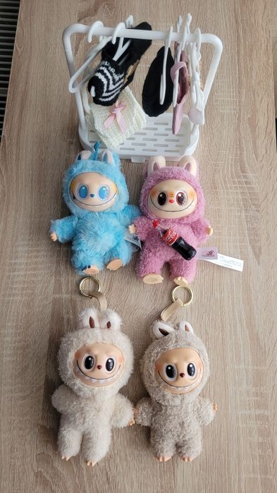 Lot de 4 jucarii de plus " La Bubu"