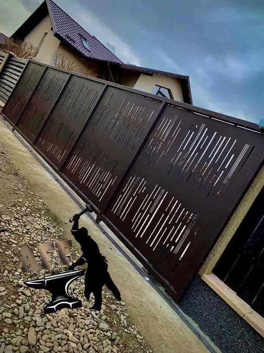 Porti, panouri, automatizari de gard, decupate la plasma