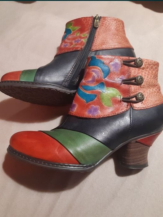 Botine piele Laura Vita Franța 38