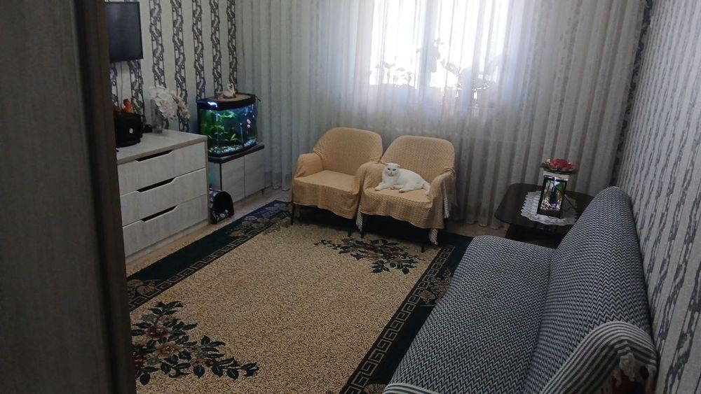 ПРОДАЁТСЯ 1 комн. кв. на 1  этаже, кирпич, с огородом, Шарк базарчик