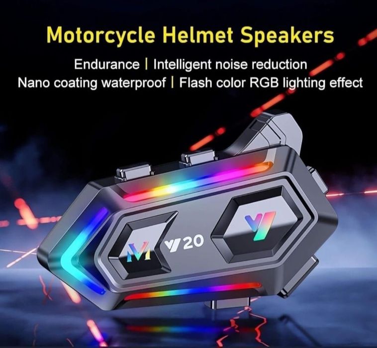 Intercom moto  Y 20.Pachet complet. Nou! Sigilat!