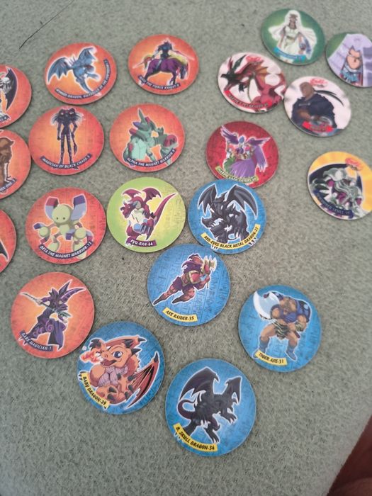 Ретро Колекция Yu-Gi-Oh! и Pokémon Tazos (2002-2006) – Matutano/Чипс
