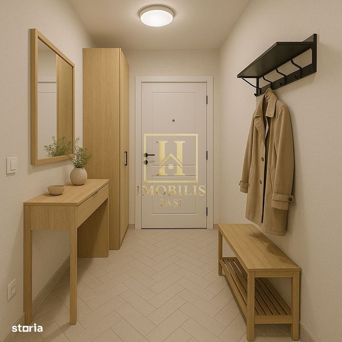 Apartament NOU 2 camere open space 43 mp Bucium 66500 euro