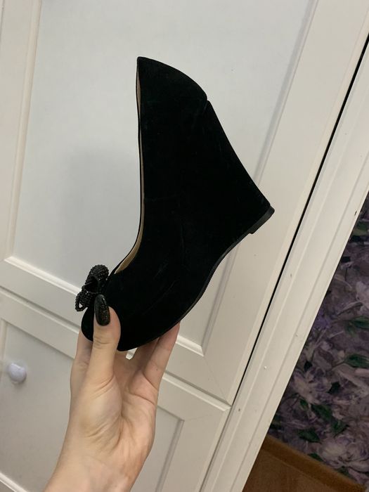 Туфли замшевые