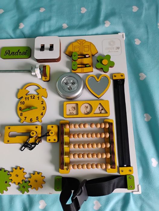 Placa de activități personalizata Andrei