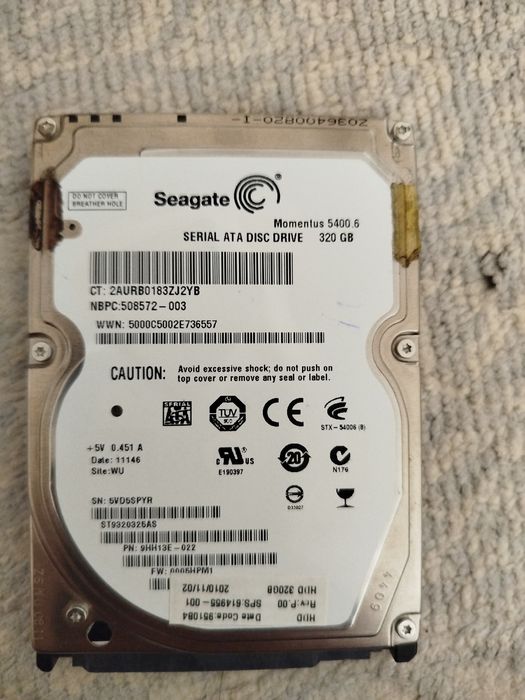 Продам hdd на 320гб