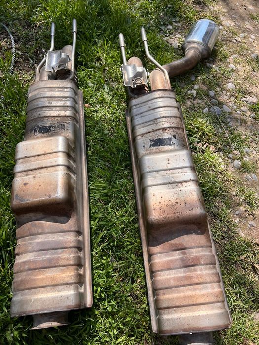 Выхлоп.         AMG