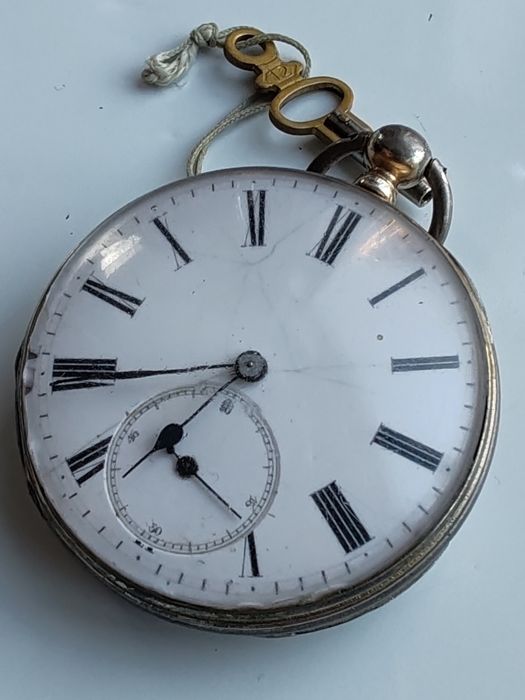 Ceas de buzunar Argint Anii 1900