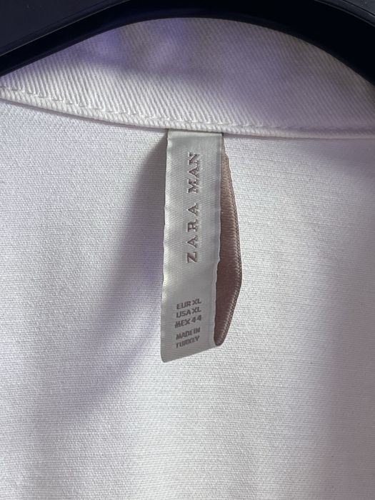 Jacheta alba/crem de blugi Zara - marimea XL - stare foarte buna
