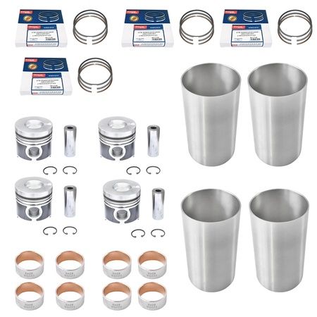 Set motor complet 4 pistoane fi 102mm pentru UTB U-683, Fiat, New Holl