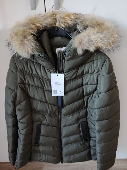 Тъмнозелено яке ново