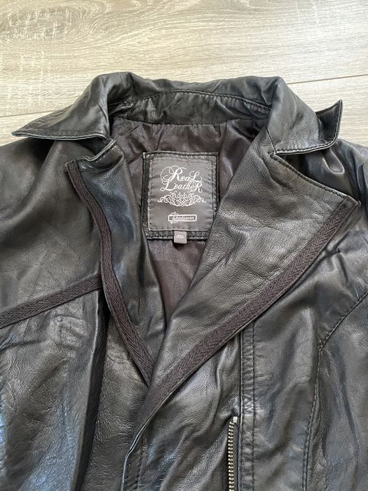 Geacă piele Stradivarius (M)