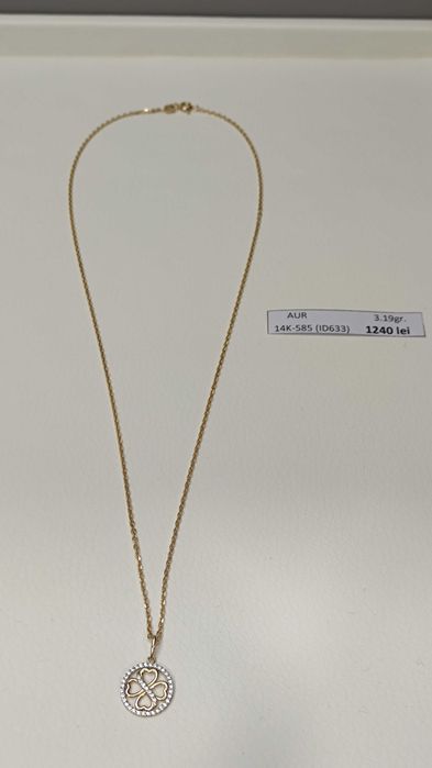 Lant cu pandantiv aur 14 Karate (3.19 grame) ID633-AG2
