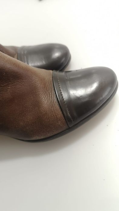 Cizme  Leonardo, piele, lungi, mărimea 36