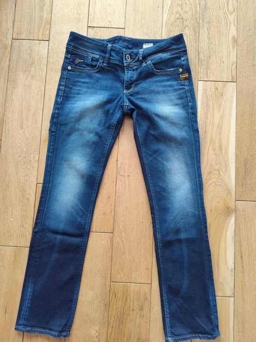 Дамски дънки G-Star 3301 Lynn Bootcut, ЧИСТО НОВИ, тъмно изпрани
