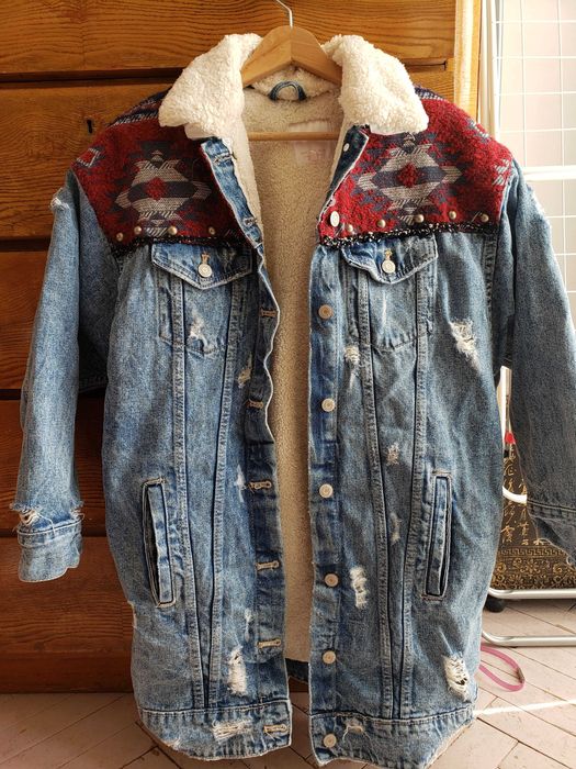 Zara Зимно яке с каракул