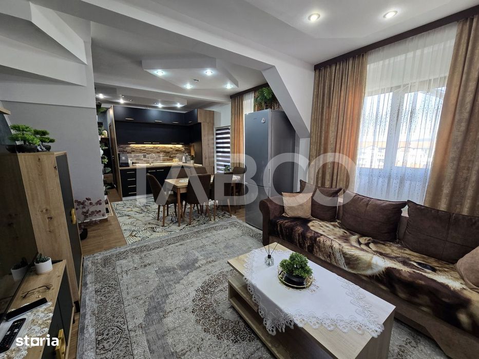 Apartament de vanzare 3 camere balcon mobilat totul nou Mihai Viteazul