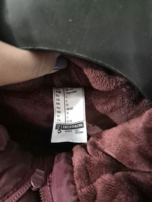 Geacă groasă de iarnă, Marime L, căptușită, decathlon