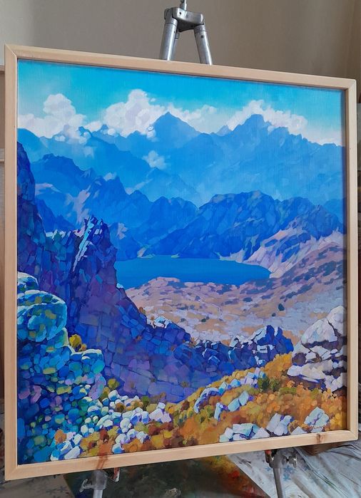 Продаётся картина "Голубые горы"