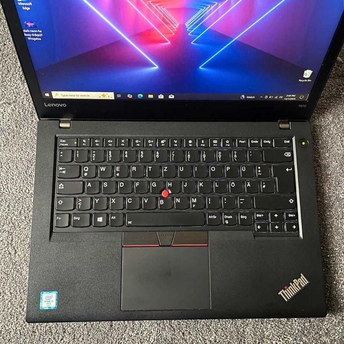 Lenovo ThinkPad T470 - 14''FHD, i5-6300u, 8GB RAM, 256GB NVMe PCIe SSD